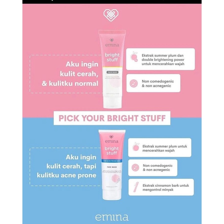 Emina Bright Stuff Face Wash / Emina Bright Stuff Series / Emina Bright Stuff