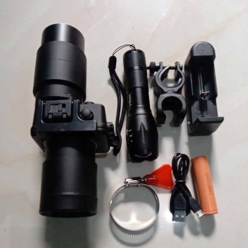 FULLSET KAMERA NIGHT VISION TEROPONG INTIP BERBURU MALAM