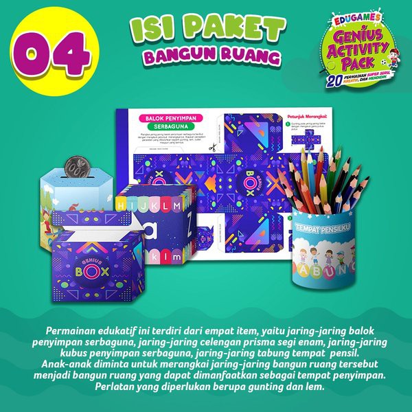 PAKET EDUGAMES GENIUS ACTIVITY PACK (EGAP)
