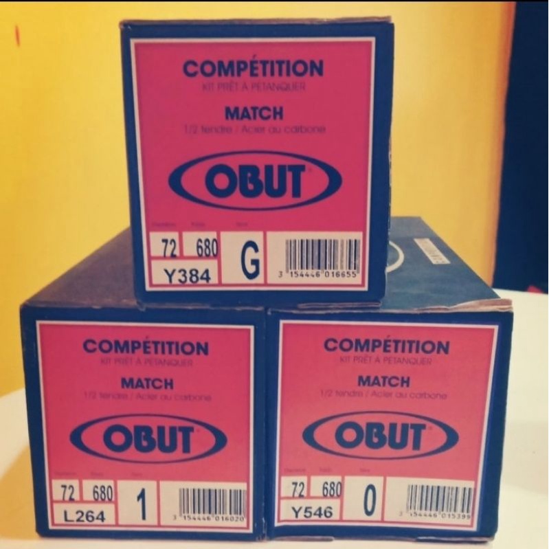 Obut MATCH Petanque Competition Boules - G