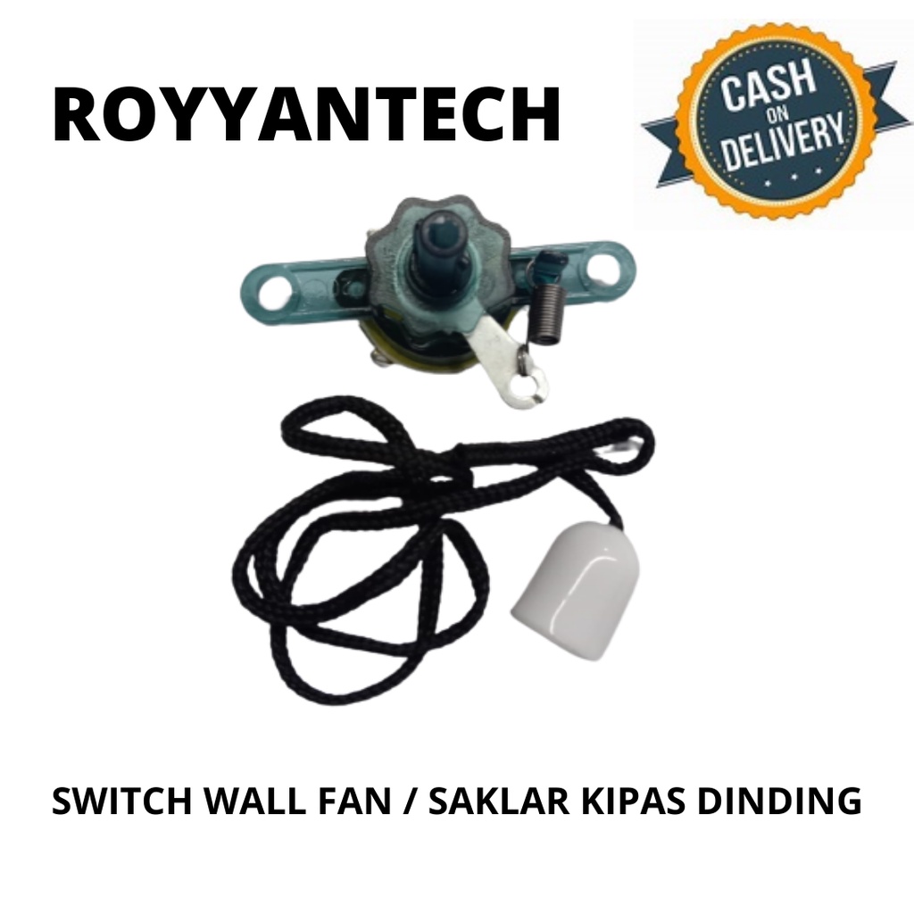 SWITCH WALL FAN SAKLAR KIPAS ANGIN DINDING SWIT WOLFEN