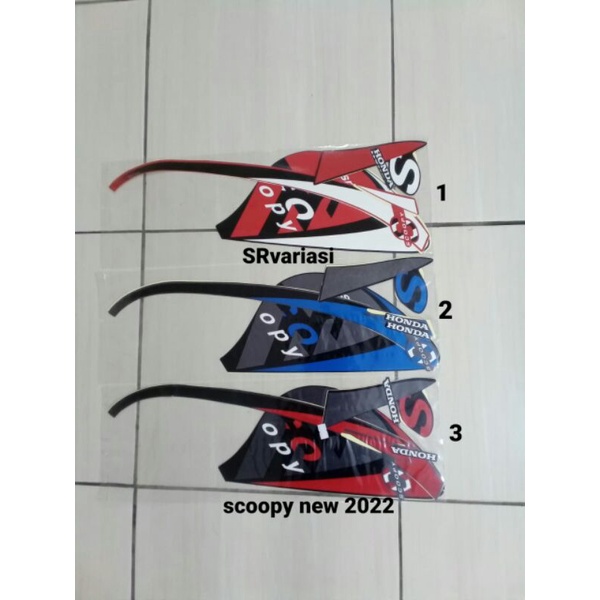 STRIPING/STICKER SCOOPY NEW 2022 UNTUK MODEL STANDAR