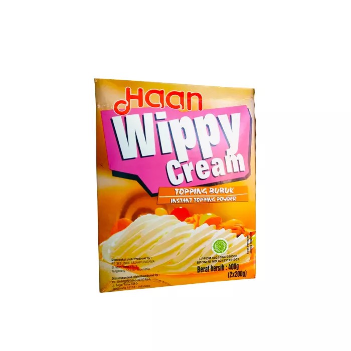 

Haan Wippy Cream 400gram/Wippy Cream Powder/Toping Bubuk Instant