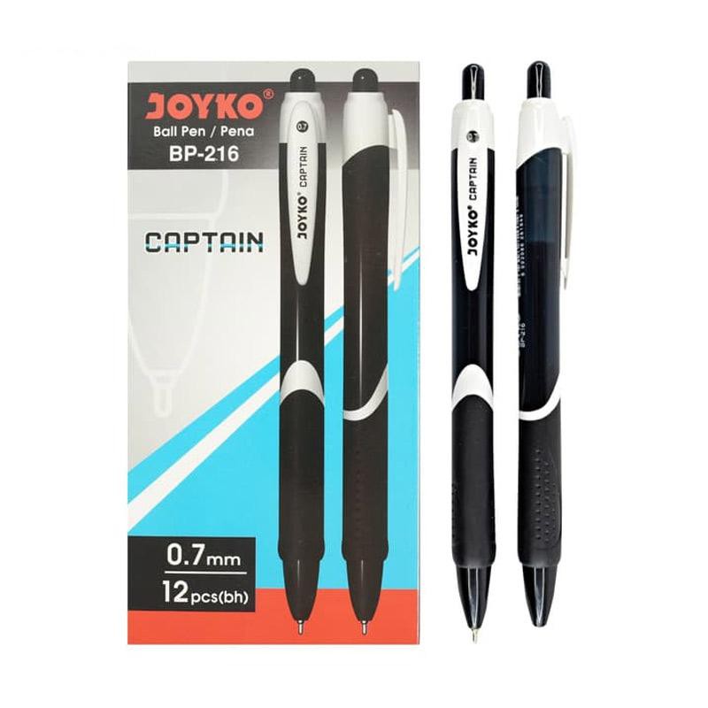 

Pulpen Captain Joyko [BP-216/12 pcs] / Ballpoint Pena Pen [0.7 mm/1 Pack]