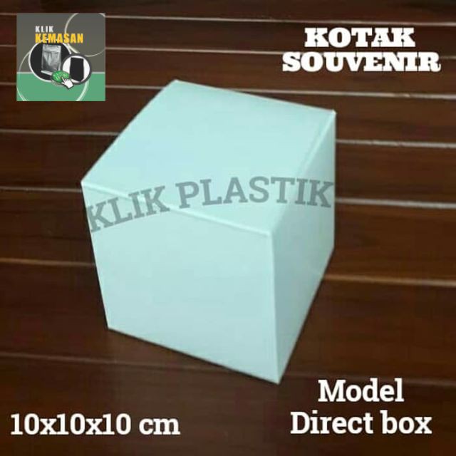 

KOTAK SOUVENIR 10X10X10 PUTIH/GIFTBOX KOTAK KADO AKSESORIS KARDUS BOX