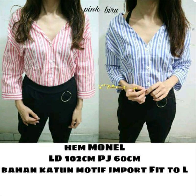 eReX FASHION Hem Monel bahan katun fit L