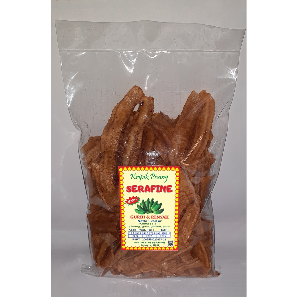 

Keripik Pisang Serafine | Suroboyo 200g