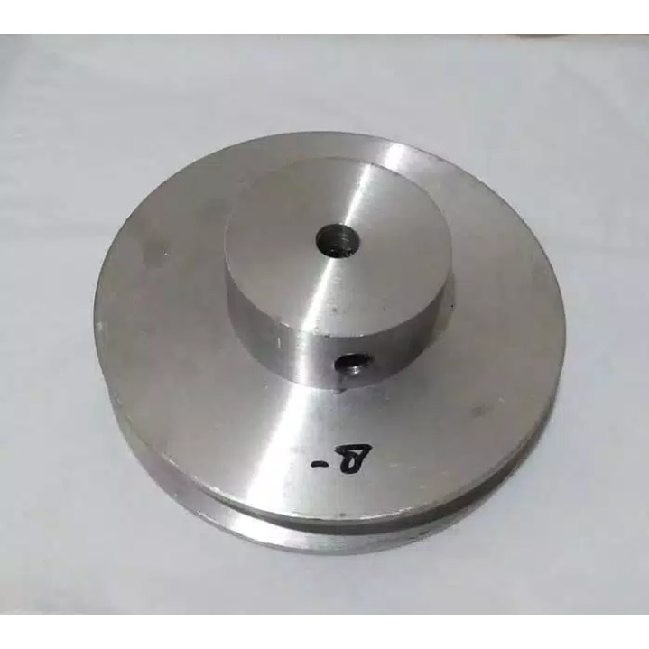 Pully A1 x 4 inchi As 0, 8, 10, 12, 14, 15, 16, 17, 18, 19, 20, 22, 24, 25, 1&quot;, 28, 30, 32 mm 1 inch Pulley Alumunium A1 x 4&quot; Puli A1x4&quot; Pulli A1x4 Poli A 1x4&quot; A 1x4 Allumunium Aluminium Polli All A1 4&quot; AS Buntu lobang lubang