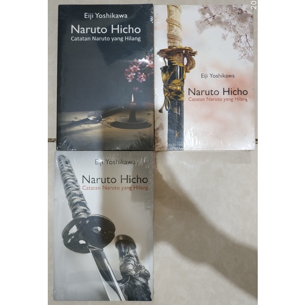 Novel Eiji Yoshikawa Naruto Hicho Catatan Naruto Yang Hilang vol 1-3