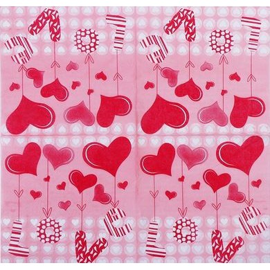 Decoupage Napkin - Tissue Decoupage 2Ply CA - Love Balloon