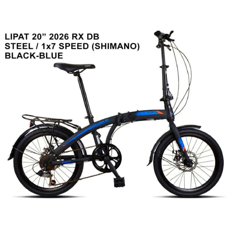 Sepeda Lipat Exotic 20" 2026 RX DB (Shimano)