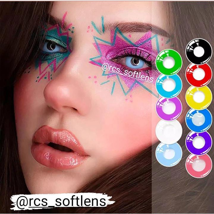 ❤️RCS ❤️ Softlens cosplay costume Halloween zombie hantu BLOCK SERIES