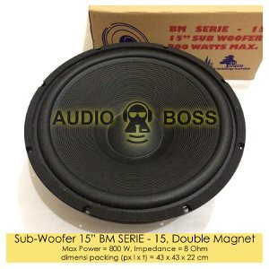 Dijual Speaker Subwoofer 15 inch BM SERIE 15in Double magnet 400W 400 Watt Murah