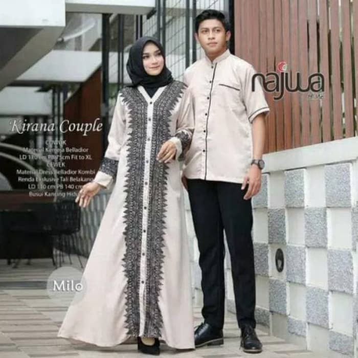 Paling Keren Baju Couple Muslim Terbaru 2019