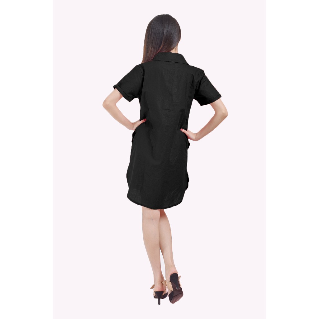 XSHOP Tunik Kemeja Tangan Pendek Variasi Pita - Spectra Short sleeve