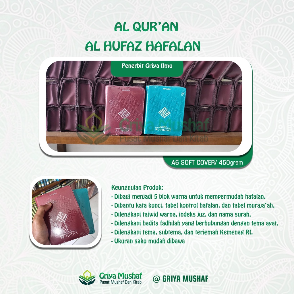 

Alquran Hufaz Hafalan A6 Jacket