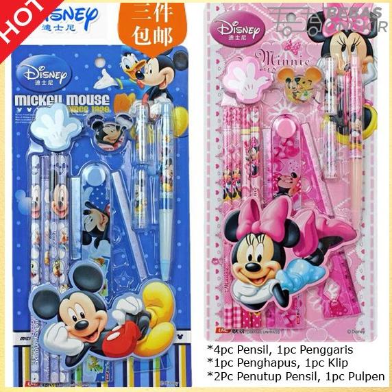 

Set Alat Tulis Anak Sekolah Stationary Mickey Minnie Souvenir Kado