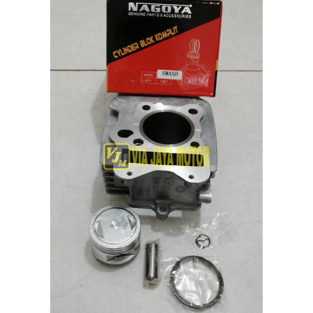 VJM BLOCK BLOK SEHER CYLINDER SILINDER HEAD PEN PISTON KIT KOMPLIT SET ASSY SMASH LAMA SMASH NEW
