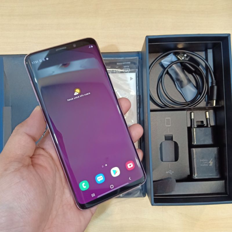 HP SAMSUNG S9 PLUS RAM 6 GB 64 GB SECOND SEKEN BEKAS FULLSET MURAH