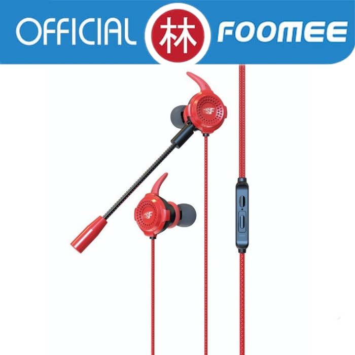 Foomee QG17 Earphone 5D Surround Sound Effect Gaming Headphone