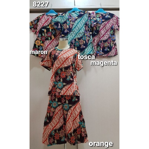 SET/SETELAN CELANA KATUN BATIK 8227S