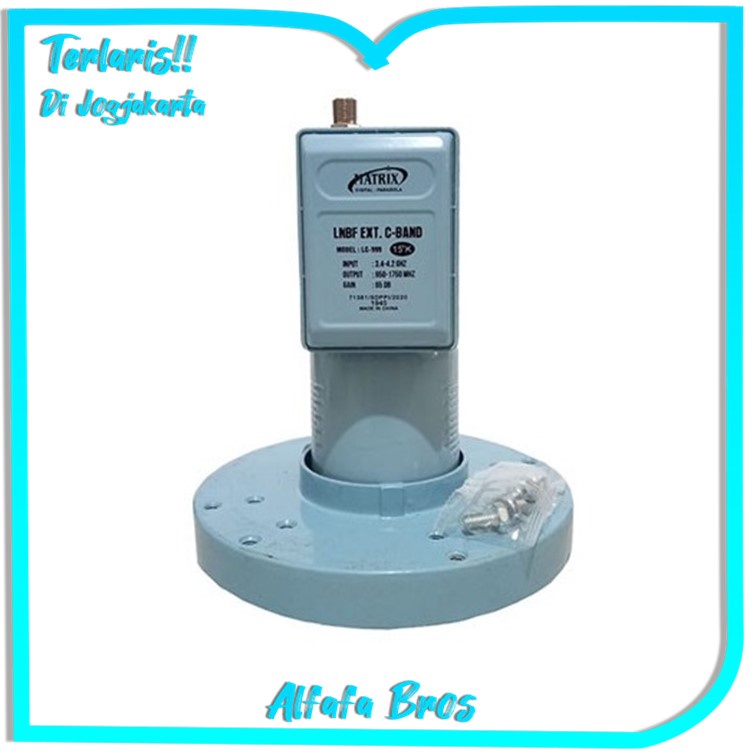 Hot Matrix LC-999 LNB C Band Single Out 1 Satelit 1 Receiver Termurah