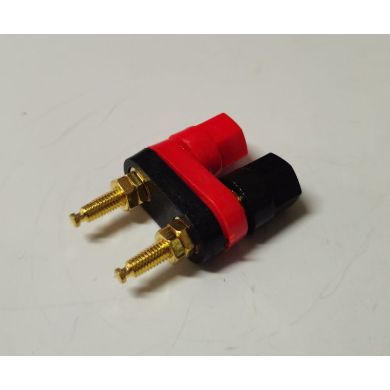 Binding post speaker double