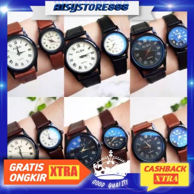 AISYSTORE808-JAM TANGAN COUPLE AIba