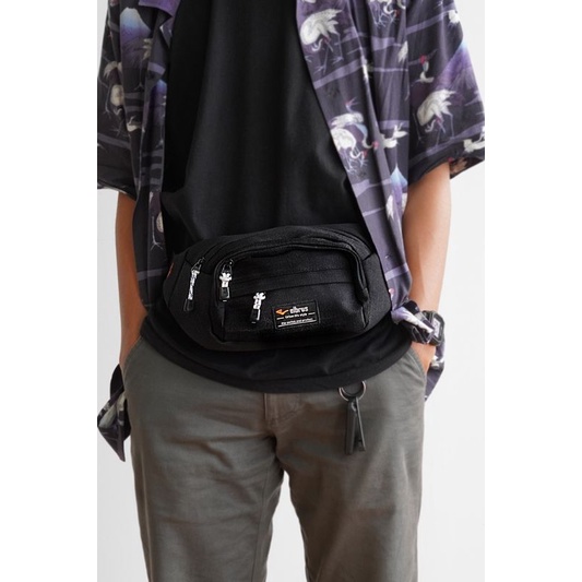 Elbrus Waistbag ~ Tas, Tas Pria, Tas Selempang ~ Tas Bahu Pria, Tas Pinggang, Tas Dada ~ Waistbag, S
