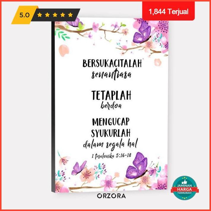 Dekorasi Rumah Hiasan Dinding Kristen/ Poster / Hiasan Dinding/Souvenir/ A01808 Exclusive