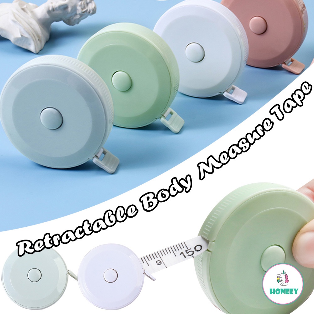 Retractable Tape Measure Body Measuring Tape  Fabric Craft Measurement for Ruler Children Height Ruler Sewing Tailor Cloth Knitting Home