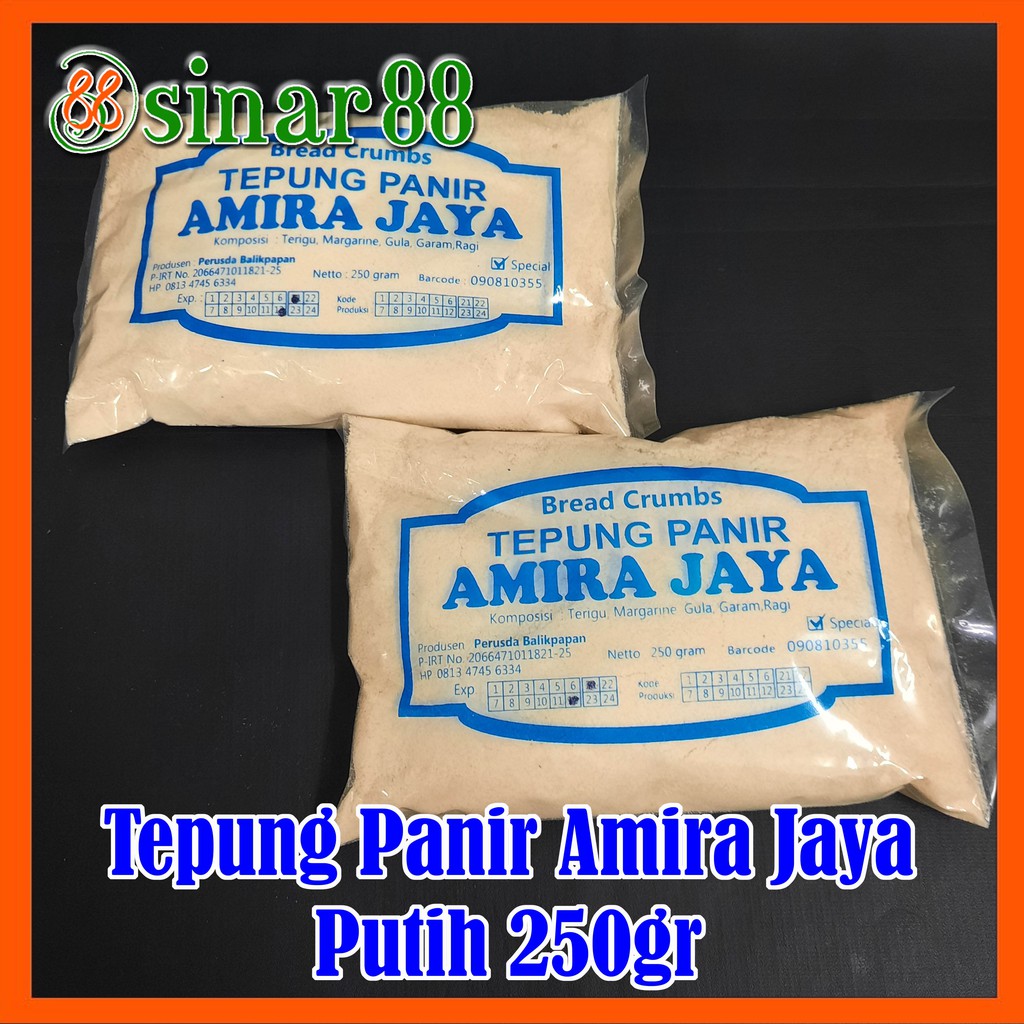 

Tepung Panir Amira Jaya Putih 250gr