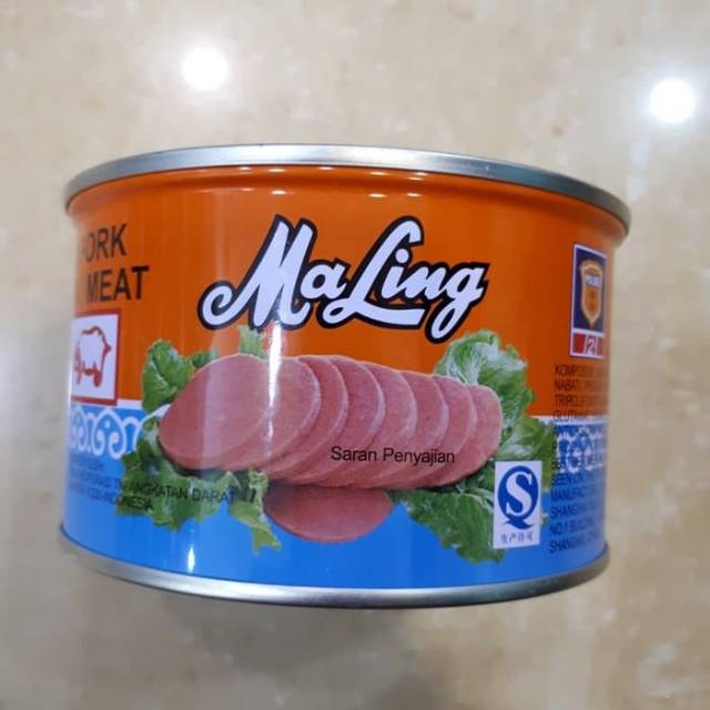 Maling TTS  Canned pork Luncheon Meat 397gr ( NON HALAL )