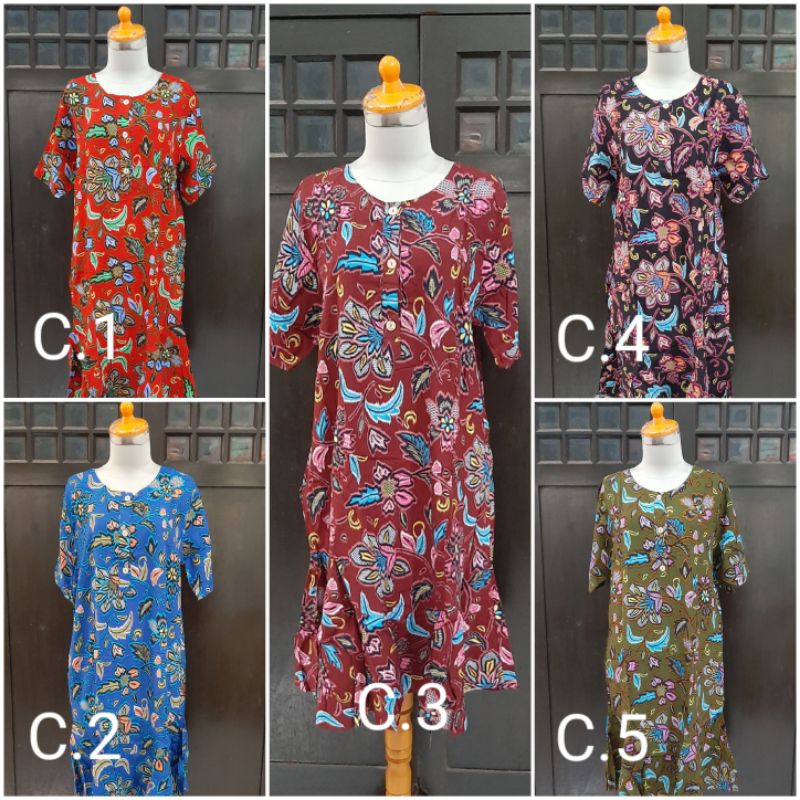 Daster 89 kencana ungu label biru 89 rempel bawah