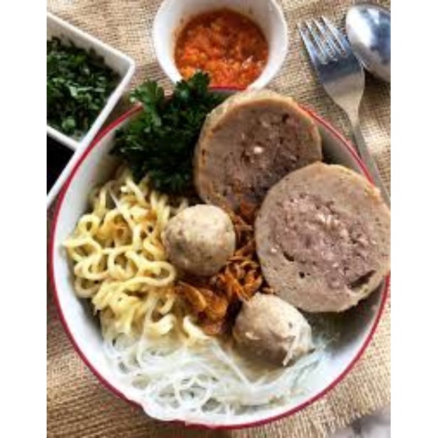 

Baso cincang komplit