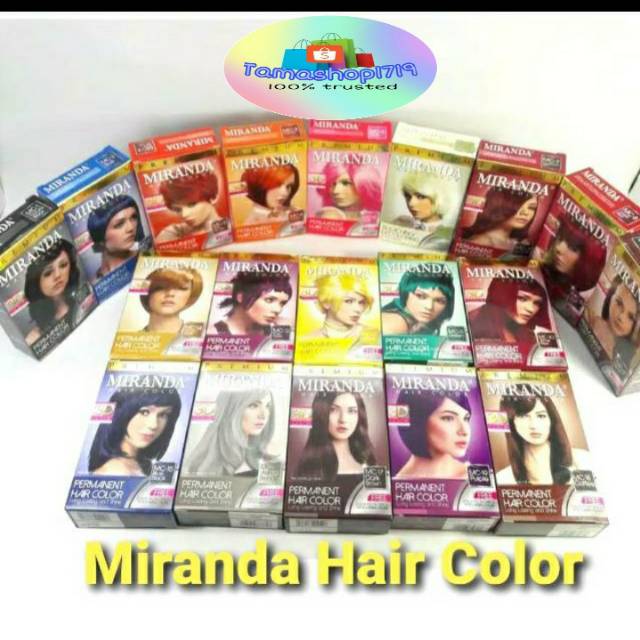 Miranda Hair Color Miranda Semir  30 ml Shopee Indonesia