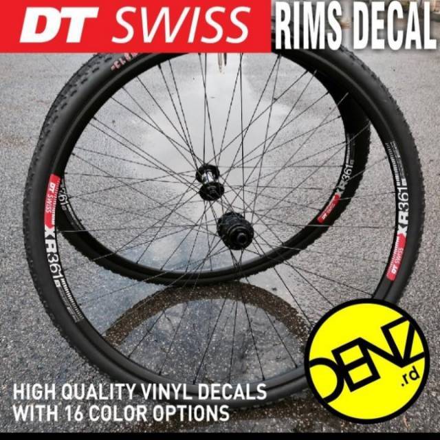 Decal Rim DT Swiss XR361 sticker Velg