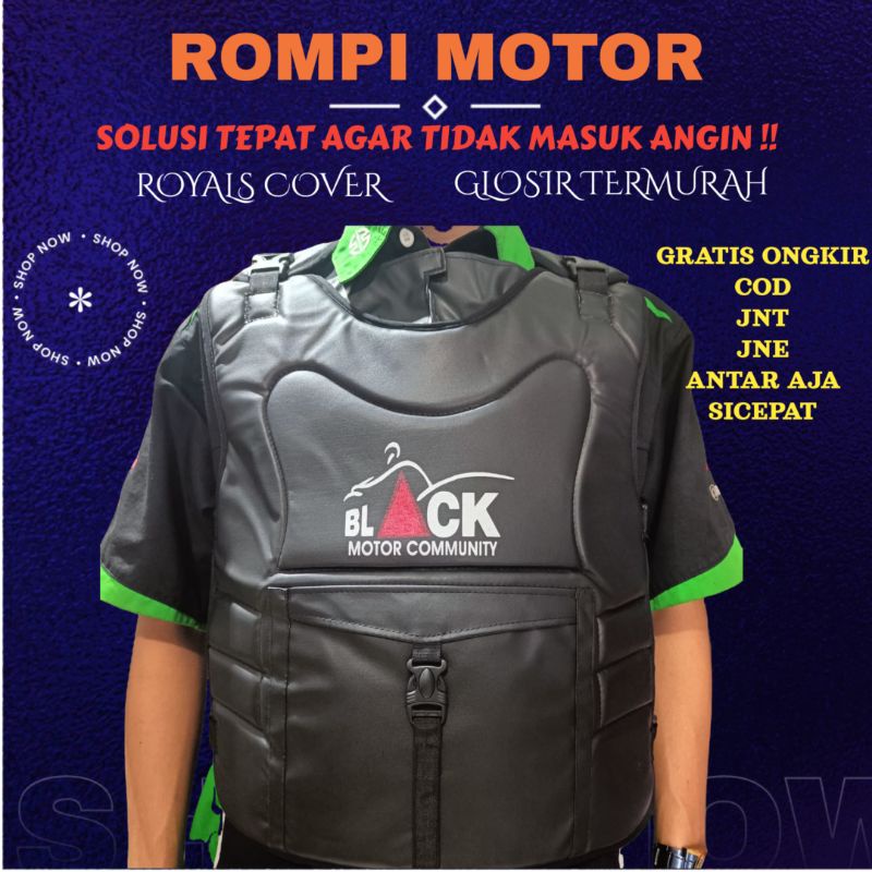 Rompi Motor Keren Cocok Untuk Touring Pelindung Dada Anti Angin Body Protector