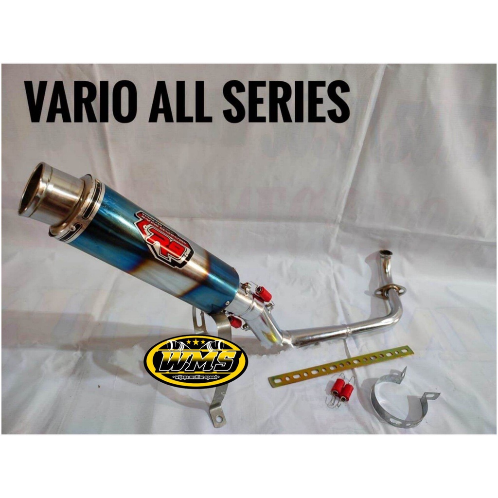 Knalpot racing R9 Mugello Vario 110 karbu/fi/techno/vario 125 old/led/vario 150