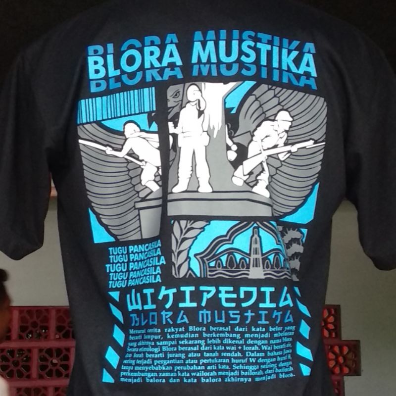 Kaos Blora Mustika / Kaos Barongan Blora / Kaos Blora / Kaos Blora Mustika / Kaos dolan Blora / Kaos