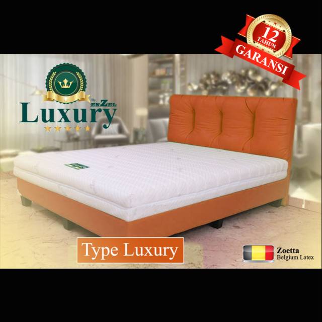 Kasur Latex Natural Ukuran 140x180 Cover Ada Risleting