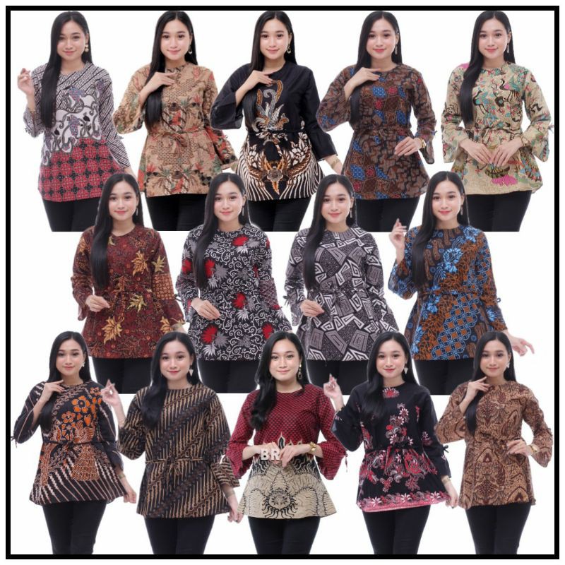 ( COD ) Baju Kemeja Batik Pria Lengan Panjang Pekalongan Murah Terbaru Modern Seragam Resespsi Kantor MRN14 Bukan Slim Fit Trendy Masa Kini