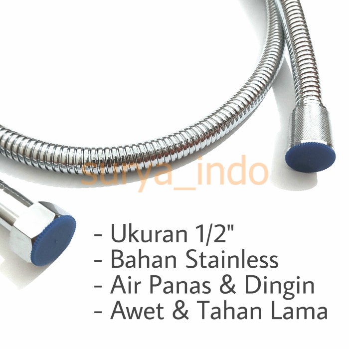 SHOWER MANDI SET KEPALA SHOWER + SELANG SHOWER 150 CM SHOWER TANGAN