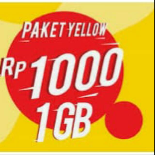Paket Yellow Indosat 1GB Sehari