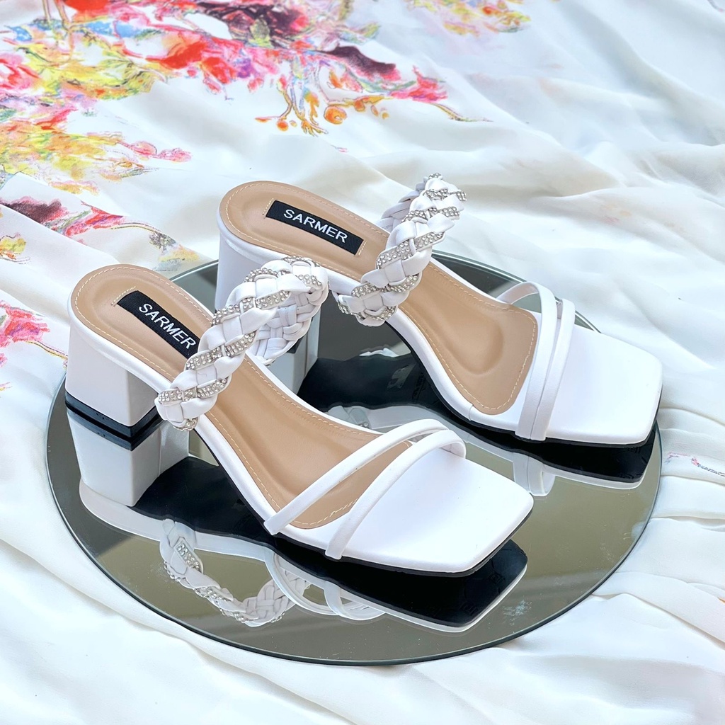 SARMER - LOOVIE HEELS WHITE