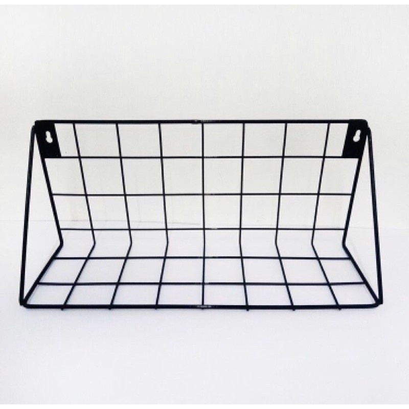 RADIT RAK DINDING GANTUNG GRID AESTHETIC BESI