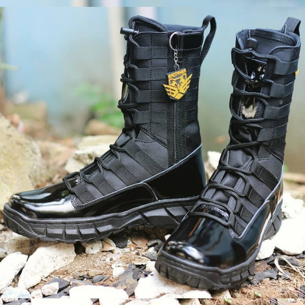 SEPATU PDL BROTRHER GEN 2 KOMANDO KILAP SEPATU PDL TNI POLRI SECURITY SATPAM SEPATU BOOTS PRIA KULIT