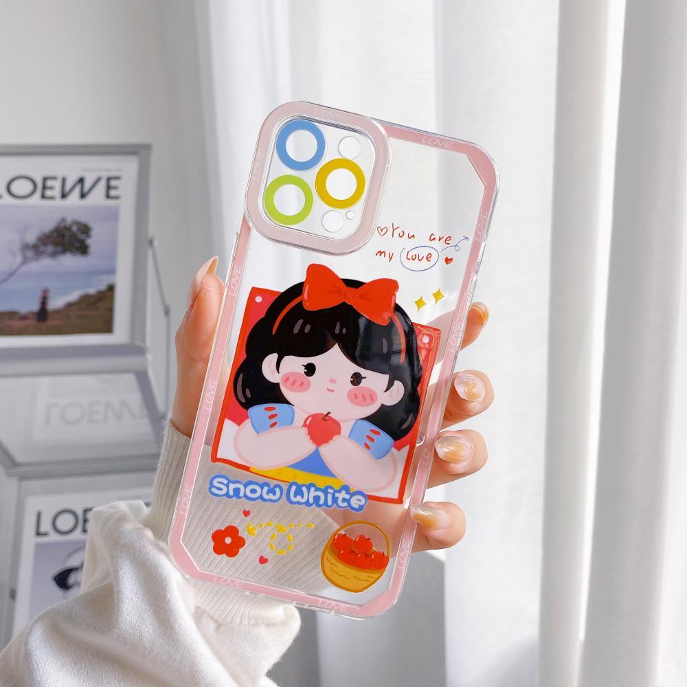 Casing Silikon Iphone 13 Pro Max 12 Pro Max 11 Pro Max Xr Xs Max 7 Plus Shockproof Motif Princess