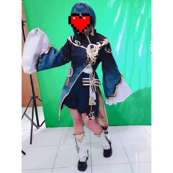 Rental/Sewa kostum Xinqiu Genshin Impact