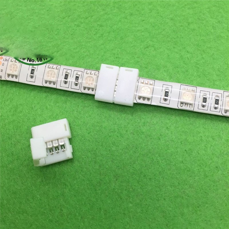 4pin RGB Connector Adapter For 5050 RGB LED Strip 10mm